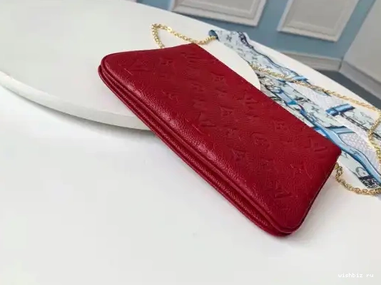 WIS DOUBLE ZIP POCHETTE VUITTON LOUIS 0327